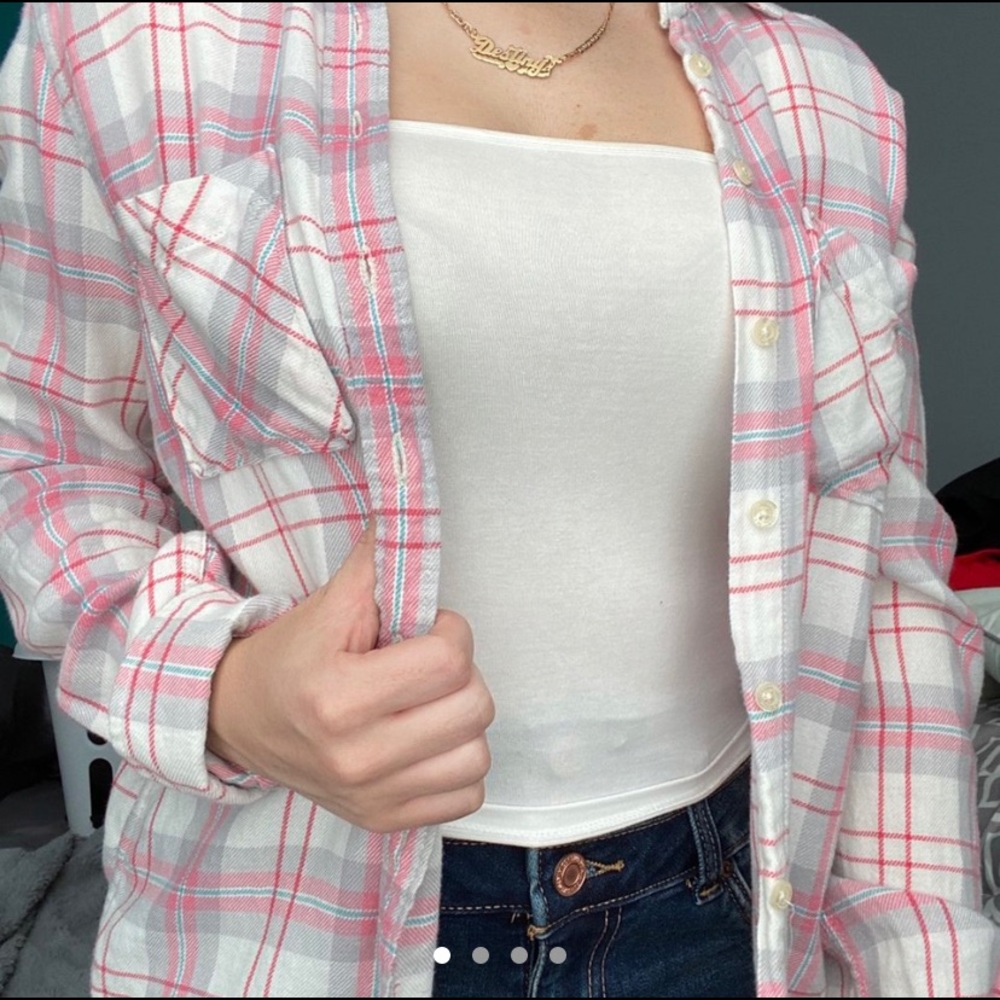 Aeropostale Pink Flannel